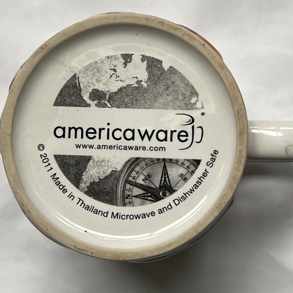 Boxer Mug 3 D American Ware Dated 2011 Holds 16 ozs Raised Letters Dog - Picture 4 of 4